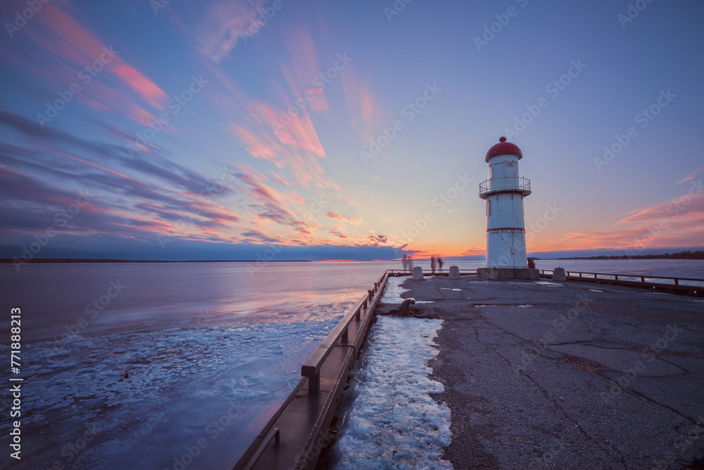 Lachine Lighthouse, Montreal, Quebec, Canada