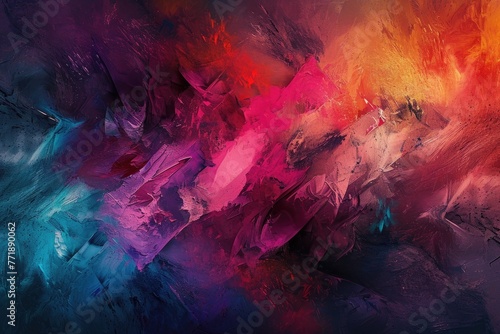 Abstract painting background with a mix of colors and textures, Artistic background featuring a blend of colors and textures in abstract painting style.