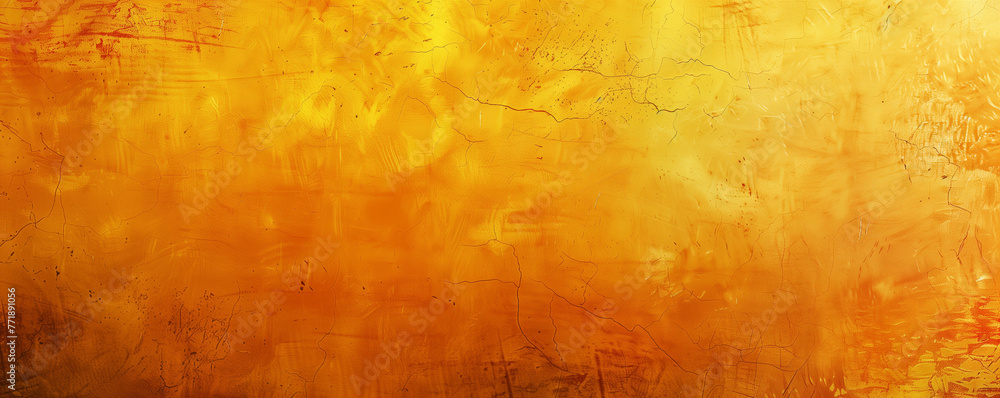 Golden watercolor texture, rich amber tones, luxurious abstract background with copy space