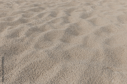 White beach sand abstract pattern nature after rain texture background