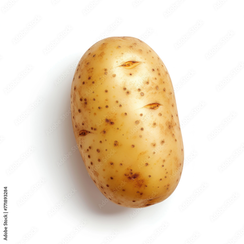 potatoes isolated on white background potatoes isolated on white background