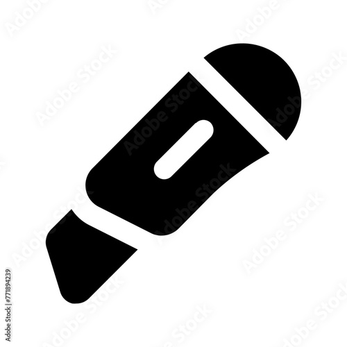 cutter glyph icon