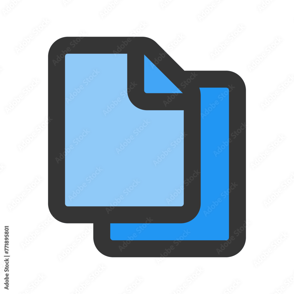 paper line color icon paper line color icon