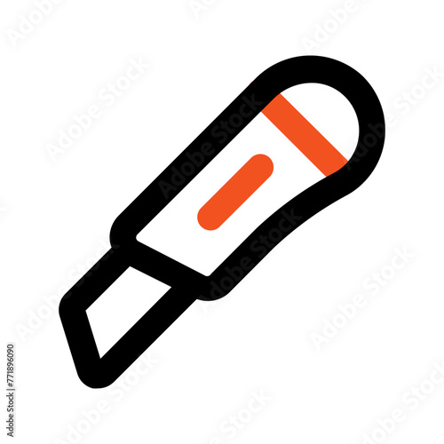 cutter outline color icon