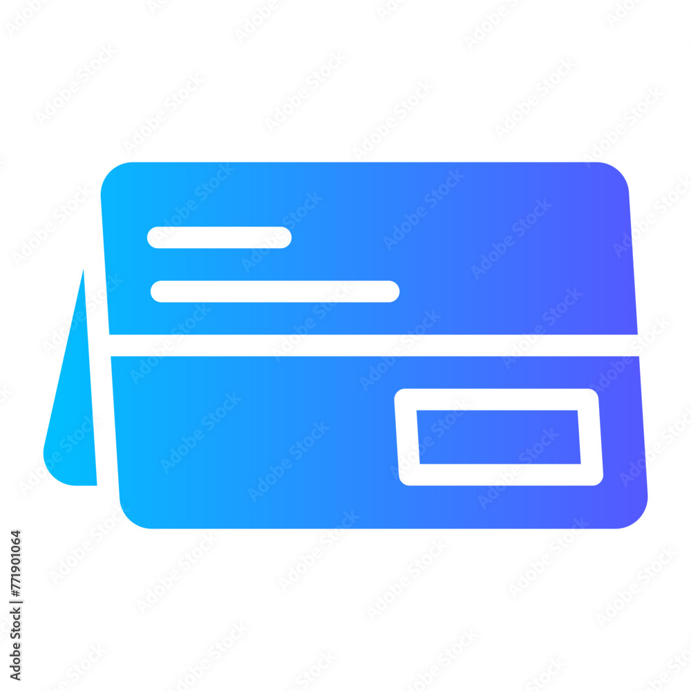 passbook gradient icon passbook gradient icon