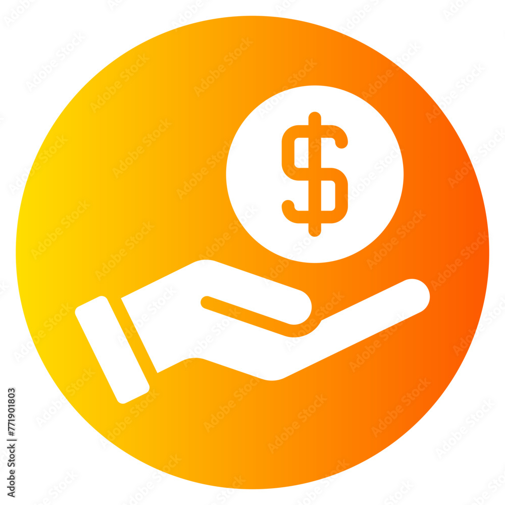 profit gradient icon profit gradient icon