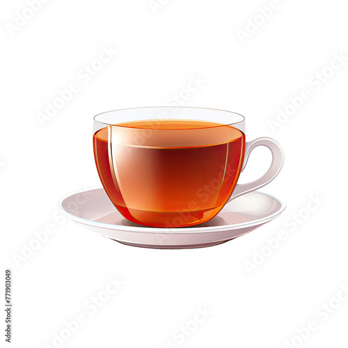 An illustration of a teacup