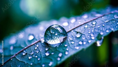 Mirrored World: The Reflective Journey of a Raindrop