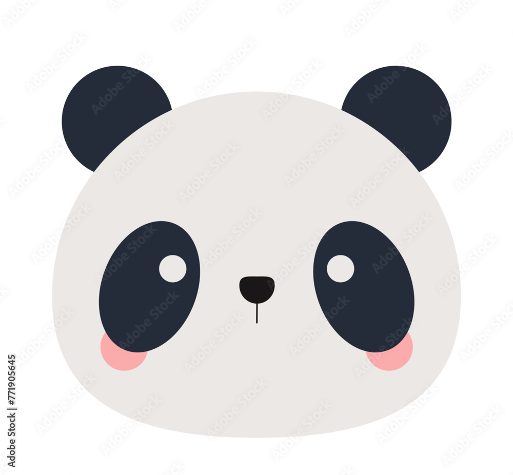 Obraz premium Cute Panda Animal Vector