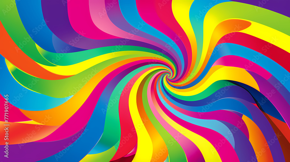 Colorful psychedelic twisted background Colorful psychedelic twisted background