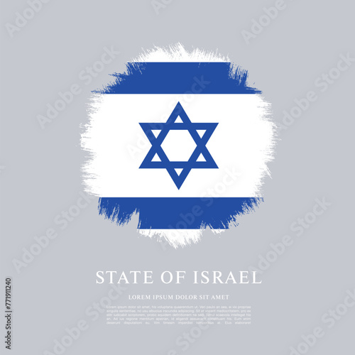 Flag of Israel vector graphic