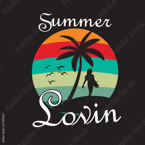 Summer svg t shirt design