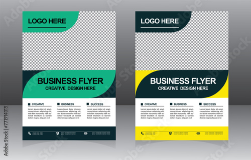 New flyer design template print ready