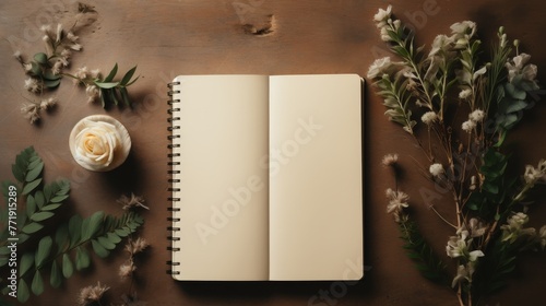 A beautifully arranged concept of journaling 