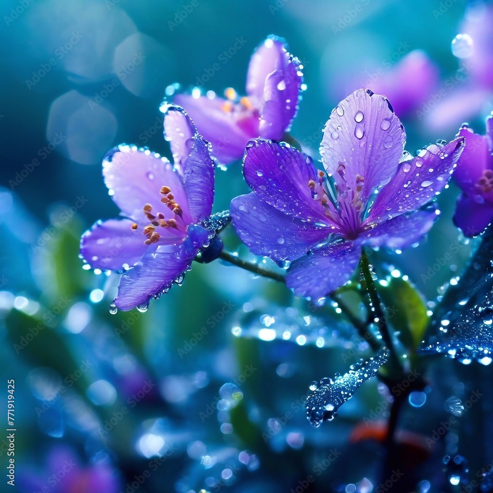 blue and white flower blue and white flower