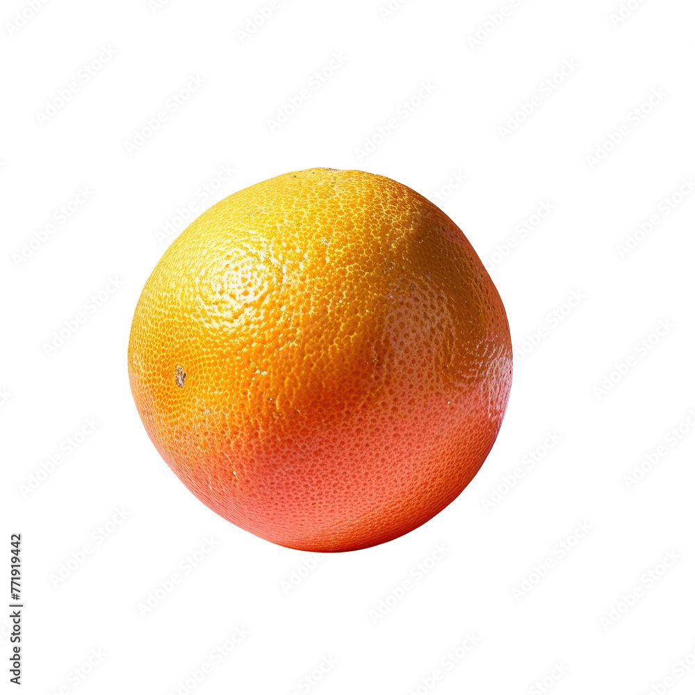 Vibrant Rangpur orange on transparent background, part of the citrus fruit family Vibrant Rangpur orange on transparent background, part of the citrus fruit family