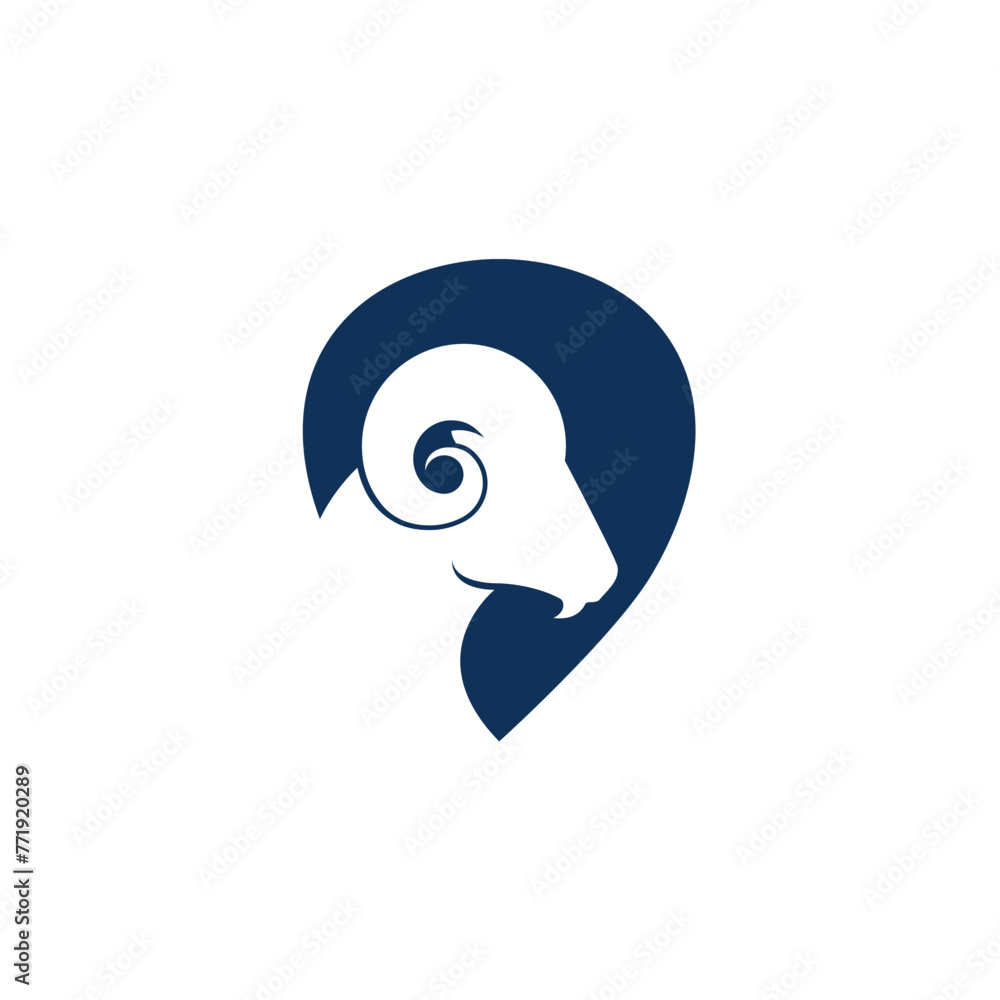 using the bighorn concept and location icon using the bighorn concept and location icon