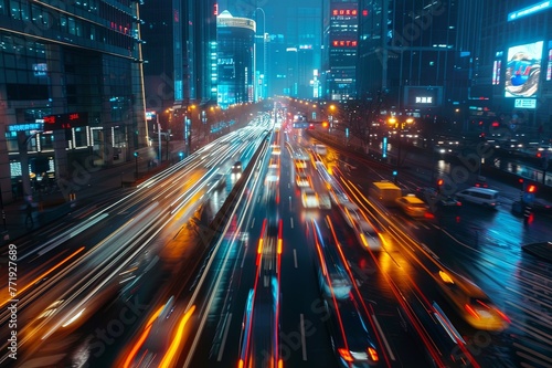 Vertical panoramas capturing the towering heights of skyscrapers and high-rise buildings, showcasing their sleek facades, reflective glass surfaces