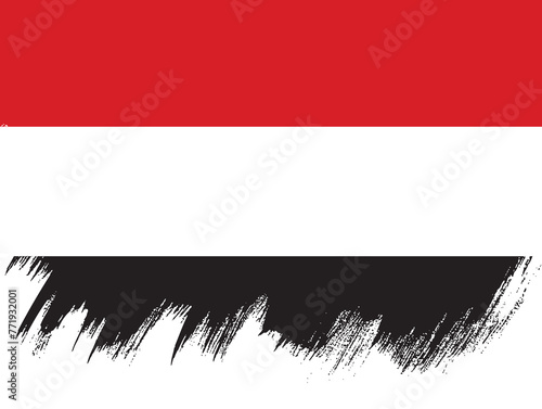 Flag of Yemen vector graphic photo