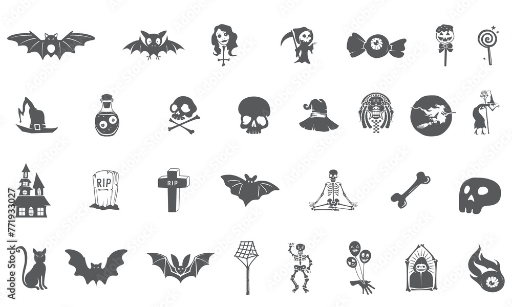 Halloween icon bundle