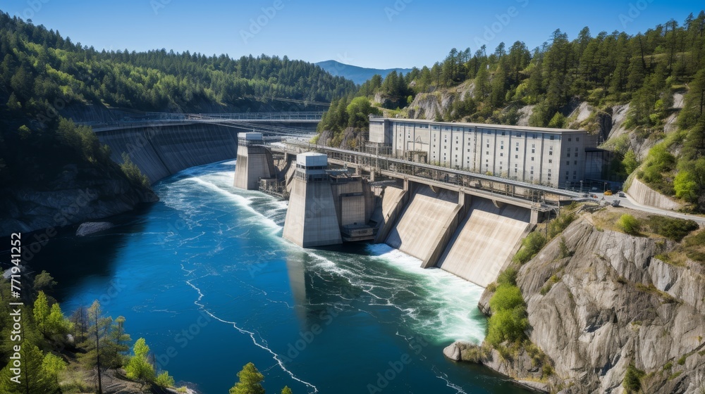 Nature's Collaboration with Technology Hydroelectricity 