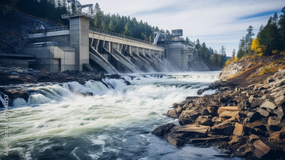 Nature's Collaboration with Technology Hydroelectricity 