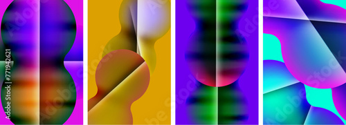 Abstract colors. Abstract backgrounds for wallpaper, business card, cover, poster, banner, brochure, header, website