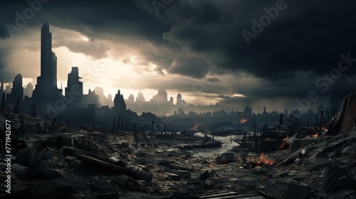  Post-Apocalyptic Metropolis Decay.