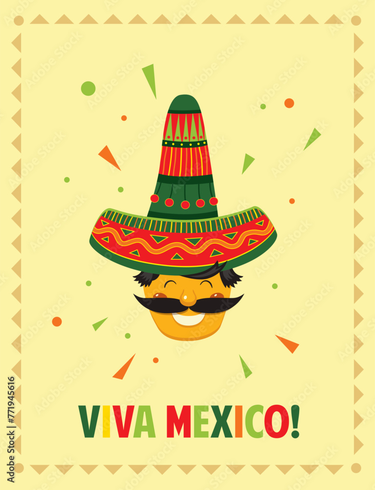 Viva Mexico! Vector graphic design