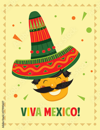 Viva Mexico! Vector graphic design © Igorideas