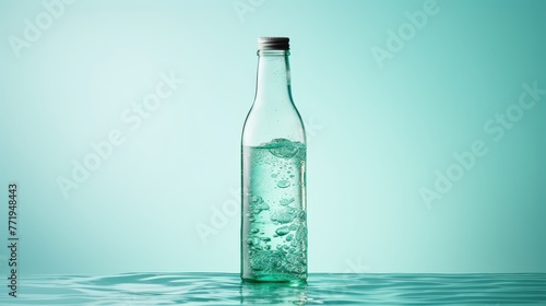 Translucent Bottle Filled with Water