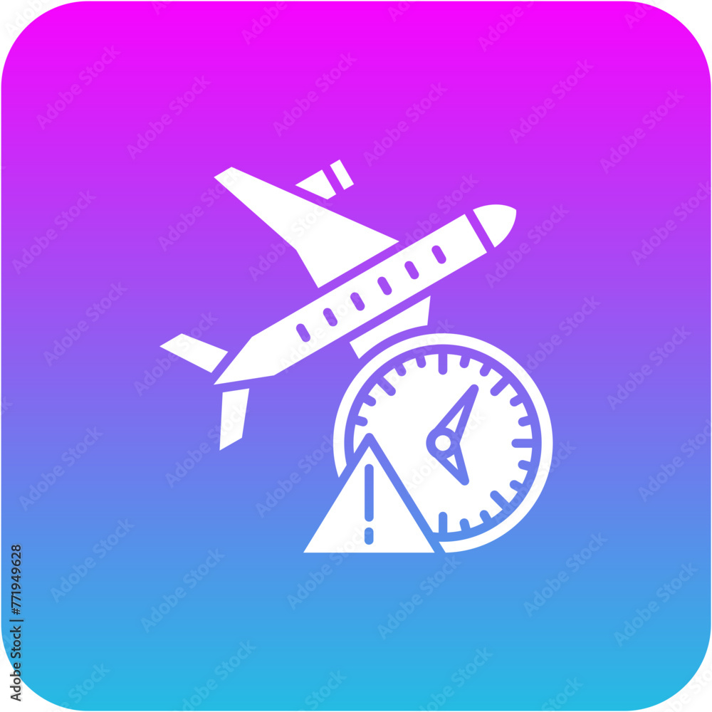 Flight delay Icon Flight delay Icon