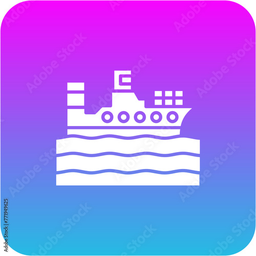 Cargo ship Icon