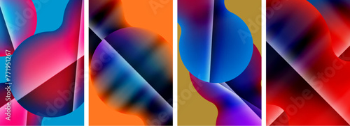 Abstract colors. Abstract backgrounds for wallpaper, business card, cover, poster, banner, brochure, header, website