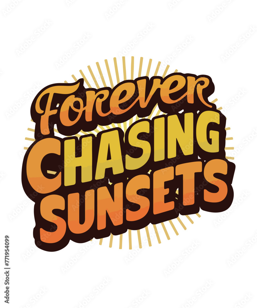 Forever Chasing Sunsets, Forever Chasing Sunsets T-shirt, Summer 2024 T-shirts, Retro Vintage Summer T-shirt, Summer Lover T-shirt,Beach T-shirt,Family Vacation Gift,