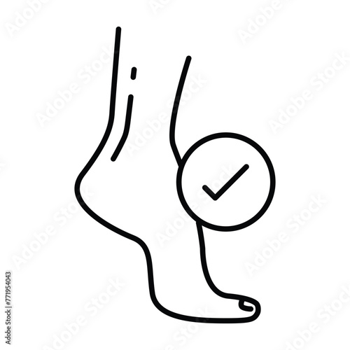 Healthy Feet: Foot Care Icon