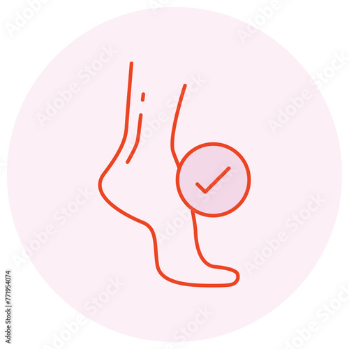 Healthy Feet: Foot Care Icon