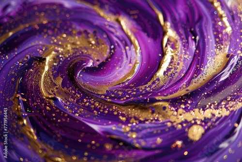 Really lovely swirl design in purple. Generative Ai