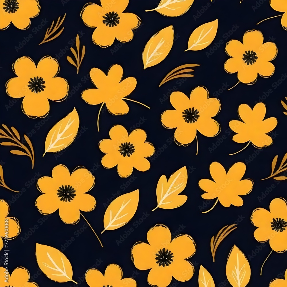 Tropical floral abstract contemporary seamless pattern Tropical floral abstract contemporary seamless pattern