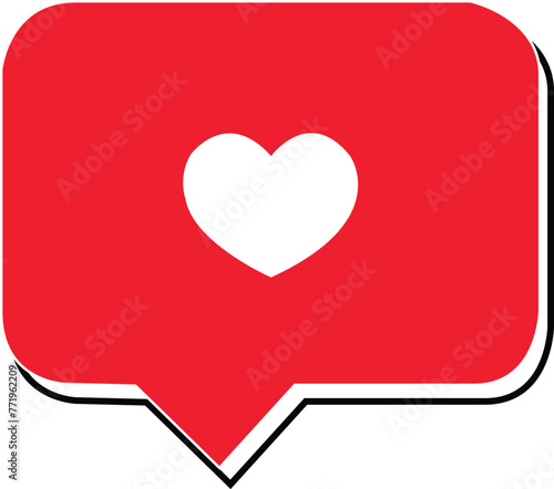Heart Social media red social media icon photo