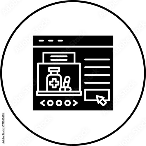 Online pharmacy Icon