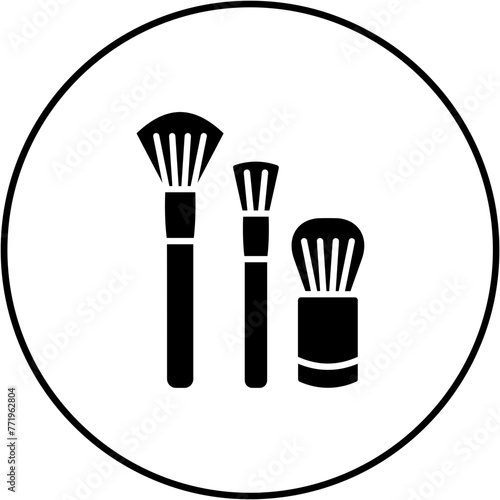 Makeup brushes Icon