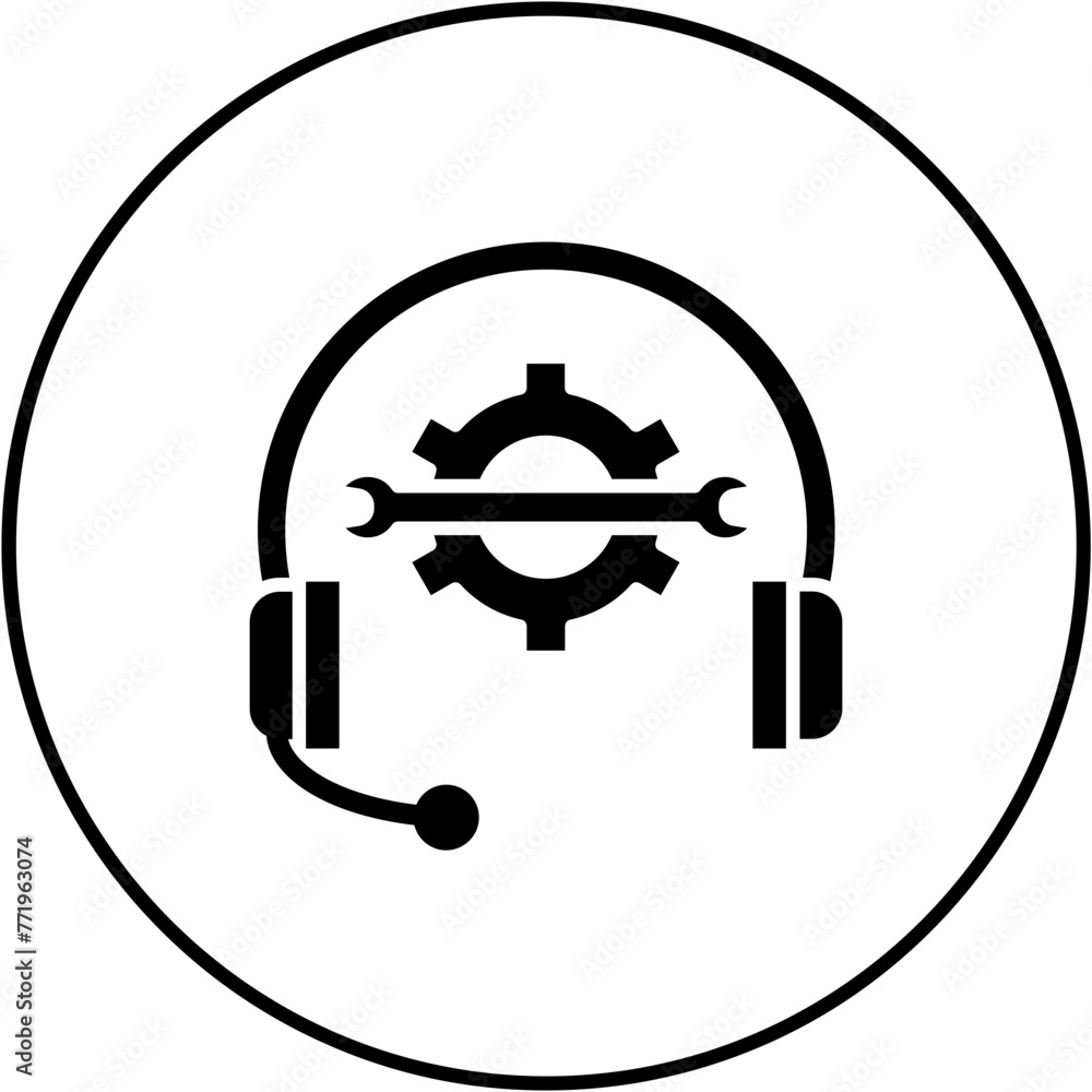 Obraz premium Tech support Icon