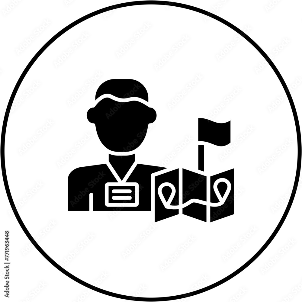 Obraz premium Travel guide Icon