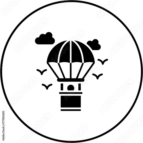 Parachuting Icon