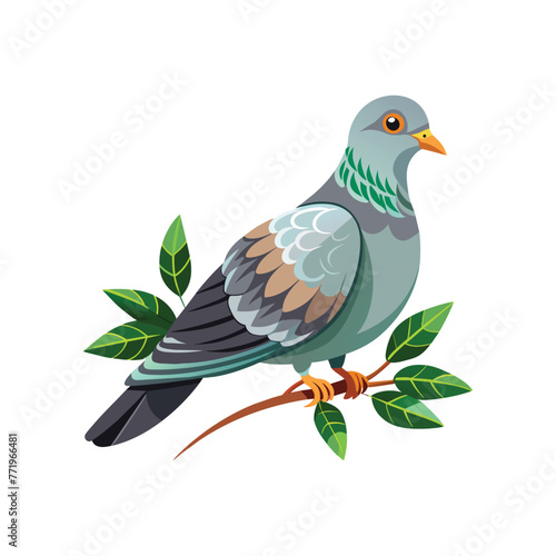 Realistic pigeon-bird concept illustration © Freelancer Wahid