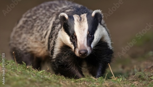 European Badger (Meles meles) photo