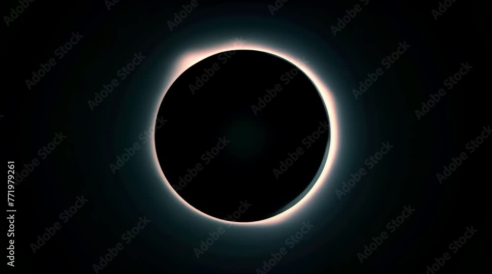 Solar eclipse (mov) made with Ai generative technology