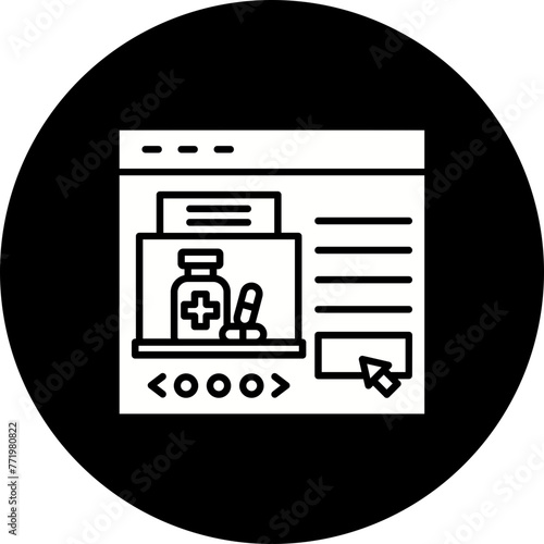 Online pharmacy Icon