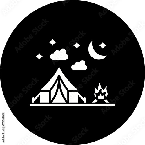 Night camp Icon